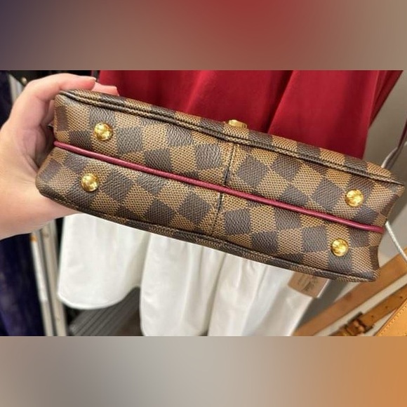 Louis Vuitton Clapton Brown and Purple Damier Ebene shoulder bag - Picture 2 of 13